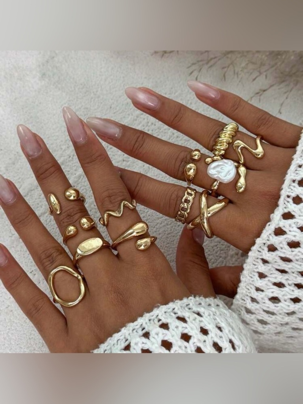 Kohl's Gold-Tone Women's Stackable Ring Set